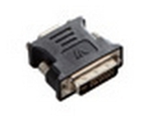 V7 Black Video Adapter DVI-I Male to VGA Female V7 Black Video Adapter DVI-I Male to VGA Female